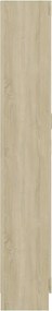 vidaXL Βιβλιοθήκη Χρώμα Sonoma Δρυς 82,5x30,5x185,5 εκ. Επεξ. Ξύλο