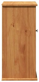vidaXL Τοίχου Ντουλάπα Μπάνιου VIGO καφέ μελί 37 x 34 x 71.5 εκ.