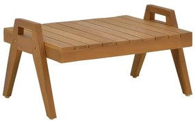 Τραπέζι Kally teak ξύλο σε φυσική απόχρωση 60x50x34εκ