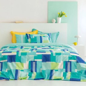 Σεντόνια FL6188 (Σετ 3τμχ) Mint Palamaiki Ημίδιπλο 170x260cm 100% Cotton
