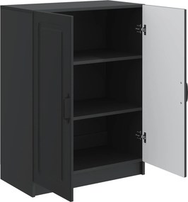 vidaXL Πλαϊνό γραφείο Μαύρο 66 x 34,5 x 87 εκ. Επεξεργασμένο Ξύλο