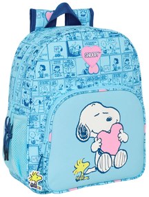 Σχολική Τσάντα Snoopy Love Μπλε 32 x 38 x 12 cm