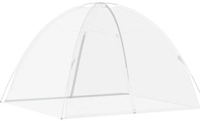 vidaXL Κουνουπιέρα Mongolia με Πόρτες 200 Δίχτυ Λευκό 200x180x135 εκ.