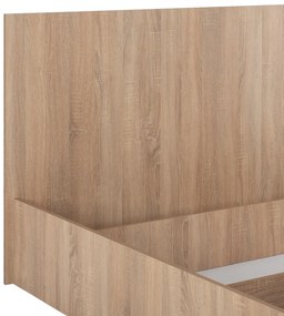 Κρεβάτι ADLER Διπλό Sonoma Oak 160x200 εκ. 170x205x95 εκ.