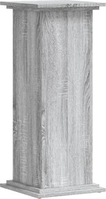 vidaXL Βάσεις Φυτών Γκρι Sonoma 33x33x80 εκ. Επεξεργασμένο Ξύλο