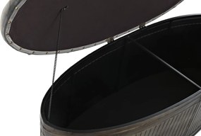 Σκαμπό DKD Home Decor Γκρι Μέταλλο 117 x 42 x 47 cm