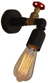 Φωτιστικό Τοίχου - Απλίκα HL-101-1W 77-2810 Momus Brown Rusty  Homelighting Metal