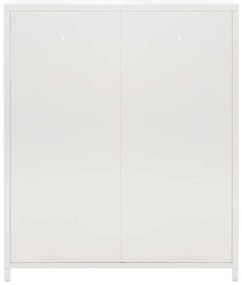 ΜΕΤΑΛΛΙΚΟ ΝΤΟΥΛΑΠΙ ΒΙΤΡΙΝΑ CARIL HM9571.02 ΛΕΥΚΟ 80x37-40x102Yεκ.