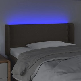 ΚΕΦΑΛΑΡΙ ΚΡΕΒΑΤΙΟΥ LED TAUPE 83X16X78/88 ΕΚ. ΥΦΑΣΜΑΤΙΝΟ 3123074