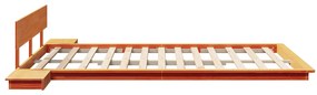 vidaXL Σκελετός Κρεβατιού Καφέ 150 x 200 cm ξύλο