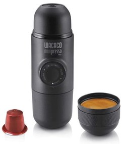 Φορητή Μηχανή Espresso Minipresso (Για Κάψουλες) 20.08.0756 17,5x7x6cm Black Wacaco