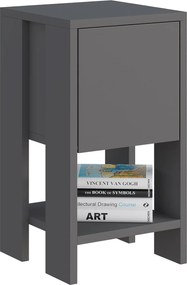 Κομοδίνο Ανθρακί EMA 30x30x55