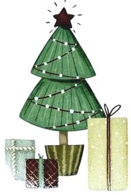 Σουβέρ Χριστουγεννιάττικα σετ 4