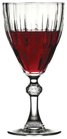 Ποτήρι Κρασιού Diamond Σετ 6 τμχ SP44767K6 245ml Γυάλινο Clear Espiel Glass