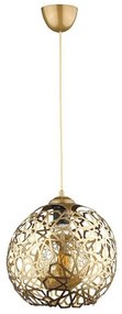 Κρεμαστό Φωτιστικό Οροφής Dominico E27 24x24x70εκ Megapap-GP030-0115,1-Χρυσό GP030-0115,1