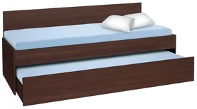 Κρεβάτι Καναπές με συρόμενο 2ο κρεβάτι Bisi Sandwich Βέγγε, 87,6x197,7x73cm, Genomax