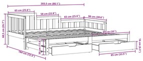 ΚΑΝΑΠΕΣ ΚΡΕΒΑΤΙ ΣΥΡΟΜΕΝΟΣ ΧΩΡΙΣ ΣΤΡΩΜΑ 90X200 ΕΚ. &amp; ΣΥΡΤΑΡΙΑ 3302222