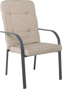 Πολυθρόνα steel ανθρακί Astor E5151 58x77x94cm