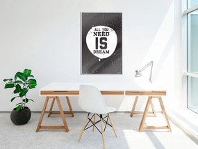 Αφίσα - All You Need - 30x45 - Χρυσό - Χωρίς πασπαρτού