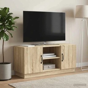 vidaXL Ντουλάπι TV 102 x 34,5 x 47 εκ Sonoma Δρυς Επεξεργασμένο Ξύλο