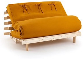 Μονόχρωμη θήκη για στρώμα futon