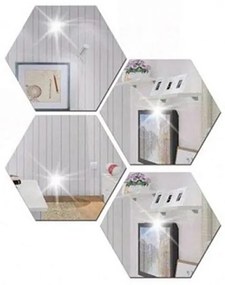 Αυτοκόλλητο καθρέφτης – soft mirror sticker 4 τμχ 18×16cm