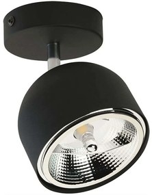 Φωτιστικό Οροφής - Σποτ Altea 6517 1xGU10 AR111 12W 15x17cm Black TK Lighting