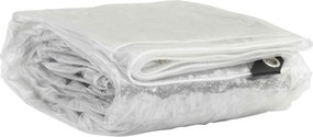 vidaXL Τarpuline Διαφανές 3 x 4 m PVC