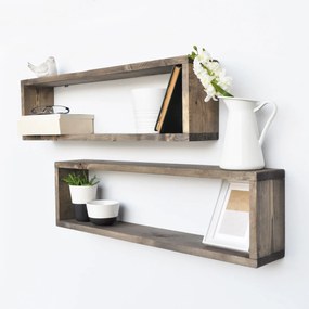 Wall Shelf Aa007 Walnut