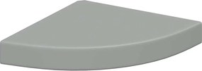 vidaXL Ράφια Τοίχου Γωνιακά 4 τεμ. Γκρι 25x25x3,8 εκ. MDF