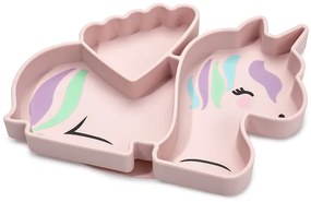 Melii – Πιάτο Σιλικόνης Με Βεντούζα Unicorn MEL17300