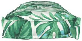 vidaXL Σετ Μαξιλαριών Πάγου Floral 2 pcs Μοτίβο φύλλων 120 x 40 x 8 εκ