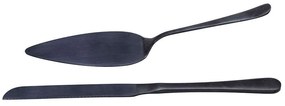 Σπάτουλα Και Μαχαίρι Σερβιρίσματος Durable (Σετ 2Τμχ) 45.041.04 Black Cryspo Trio Stainless Steel