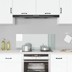 vidaXL Πλάτη Κουζίνας Διαφανής 100 x 40 εκ. από Ψημένο Γυαλί