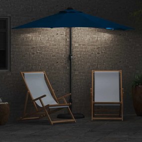 vidaXL Ομπρέλα Κήπου 294 x 150 x 223 εκ Πολυεστέρας και Χάλυβας