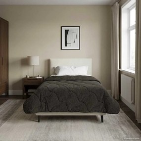 vidaXL Χειμερινό Παπλωματοθήκη 155 x 220 cm Χειμώνας Ανθρακί