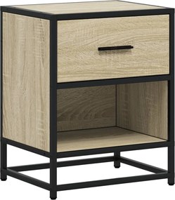 vidaXL Κομοδίνα Sonoma Δρυς 40x31x50 εκ. Επεξεργασμένο Ξύλο