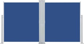 vidaXL Σκίαστρο Πλαϊνό Συρόμενο Μπλε 160 x 600 εκ.