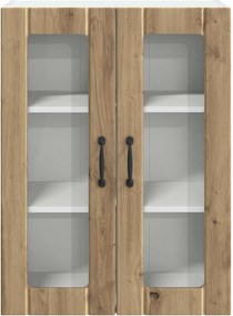 vidaXL Ραφιέρα τοίχου LUCCA Artisan Δρυς 60 x 31 x 80 εκ.