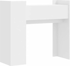 vidaXL Τραπεζάκι Κονσόλα Λευκό 100x35x90 εκ. από Επεξεργασμένο Ξύλο