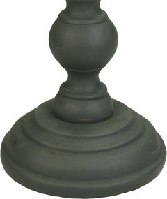 Κηροπήγιο ArteLibre Γκρι Polyresin 10x10x28cm