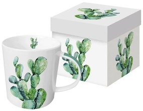 Κούπα Cactus 603278 350ml White-Green Paperproducts Design Bone China