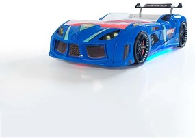Κρεβάτι Racer Αυτοκίνητο με Ήχο & Φωτισμό 190x90εκ.