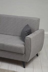 3-Seat Sofa-Bed Zaden - Light Grey Light Grey