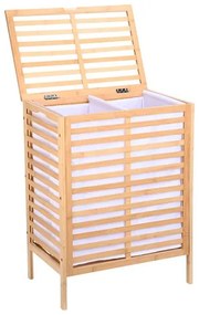 Estia Καλάθι Απλύτων 2 Θέσεων Bamboo Essentials 60lt 53x35x71cm 02-23775