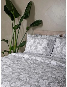 Σετ Σεντόνια Cotton Feelings 2038 Grey Μονό με λάστιχο(105x205+30)