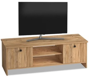 Έπιπλο τηλεόρασης Cube Megapap από μελαμίνη χρώμα pine 120x30x40εκ.
