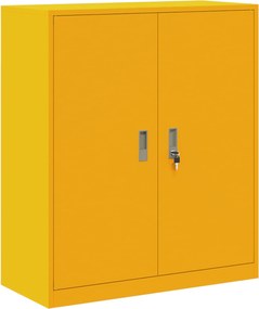 vidaXL Ντουλάπι αποθήκευσης Χαμομηλί κίτρινο 90 x 40 x 105 cm