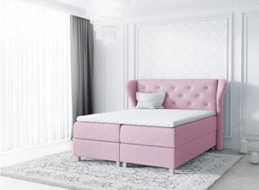 Επενδυμένο κρεβάτι Bakarat-Roz-180 x 200