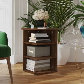 vidaXL Βοηθητικό Ντουλάπι Καφέ Δρυς 35x35x55 εκ. Επεξεργασμένο Ξύλο